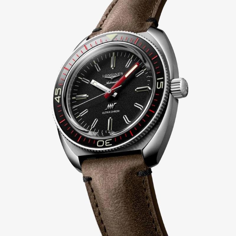 Longines Ultra-Chron Box Edition 43毫米黑色自动钢表 L2.836.4.52.8