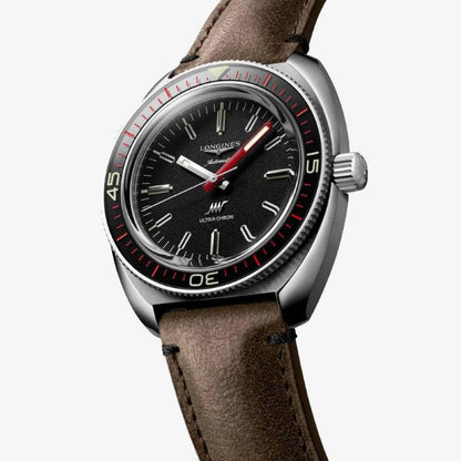 Longines Ultra-Chron Box Edition 43毫米黑色自动钢表 L2.836.4.52.8