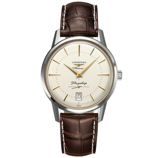 浪琴男表 Flagship Heritage 38.5 毫米自动钢表 L4.795.4.78.2