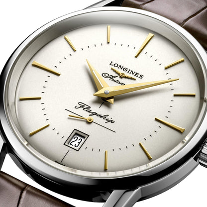 浪琴男表 Flagship Heritage 38.5 毫米自动钢表 L4.795.4.78.2