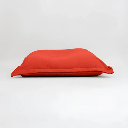 Maxi cuscino firenze rosso vibrante con tessuto morbido e cuciture pulite dimensioni generose per infinito abbraccio