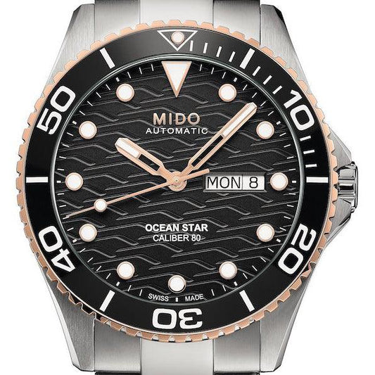 Mido Mido Ocean Star 80机芯 42毫米 黑色自动钢表 M042.430.21.051.00