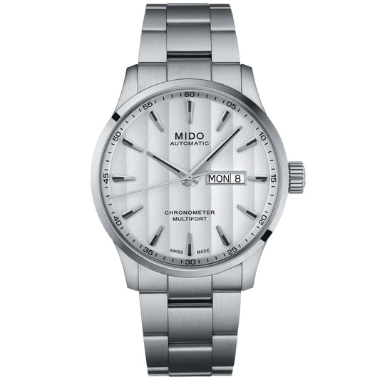 Mido Multifort 计时码表 1 COSC 42毫米 白色 自动 钢 M038.431.11.031.00