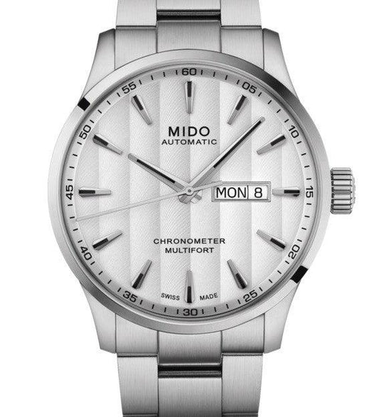 Mido Multifort 计时码表 1 COSC 42毫米 白色 自动 钢 M038.431.11.031.00