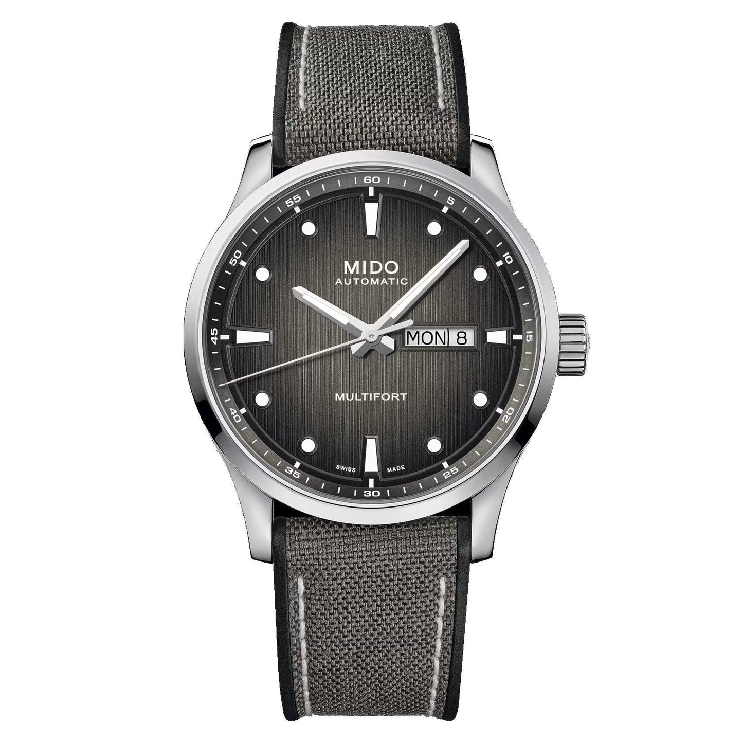 Mido orologio Multifort M 42mm grigio automatico acciaio M038.430.17.081.00