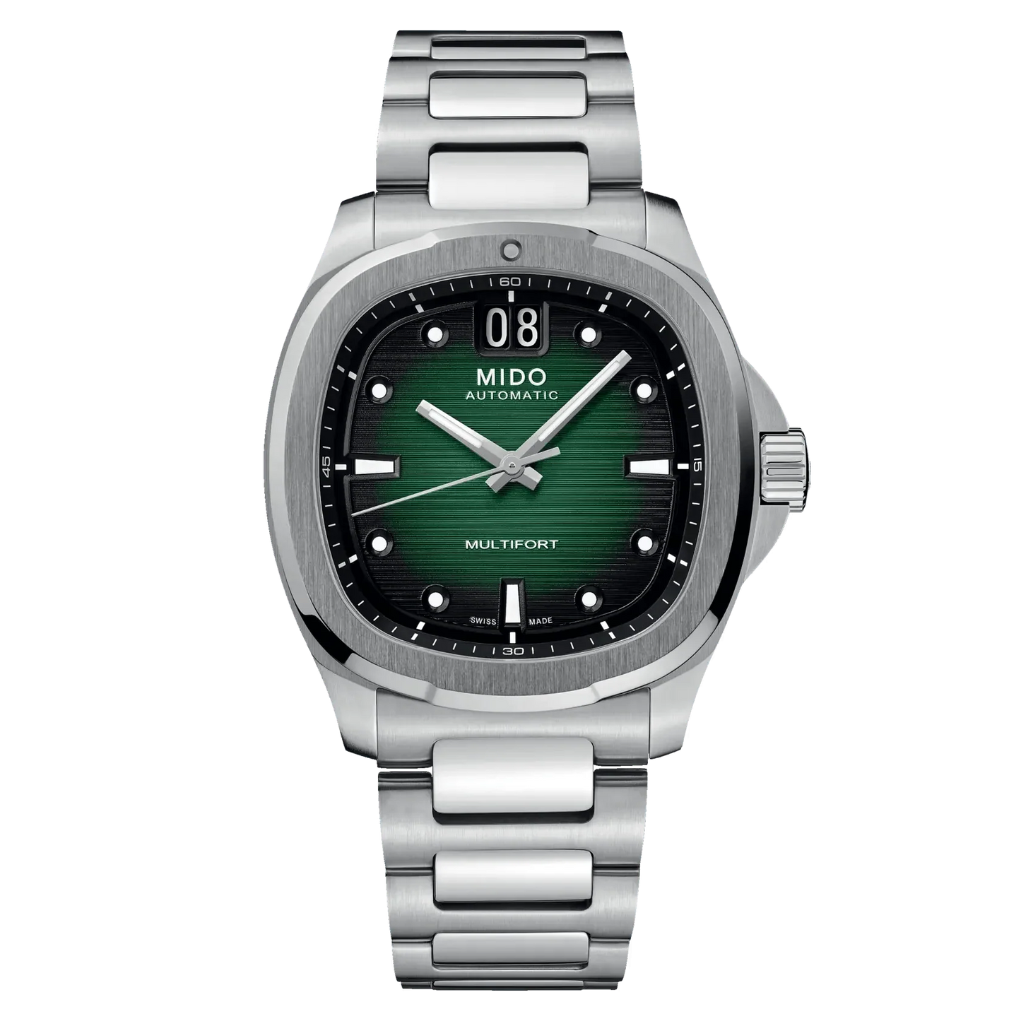 Mido Multifort TV 大日期 40mm 绿色钢自动机械表 M049.526.11.091.00