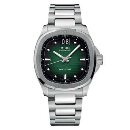 Mido Multifort TV 大日期 40mm 绿色钢自动机械表 M049.526.11.091.00