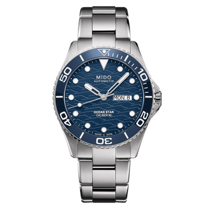 Mido Ocean Star 200C 42毫米 蓝色 自动 钢 M042.430.11.041.00