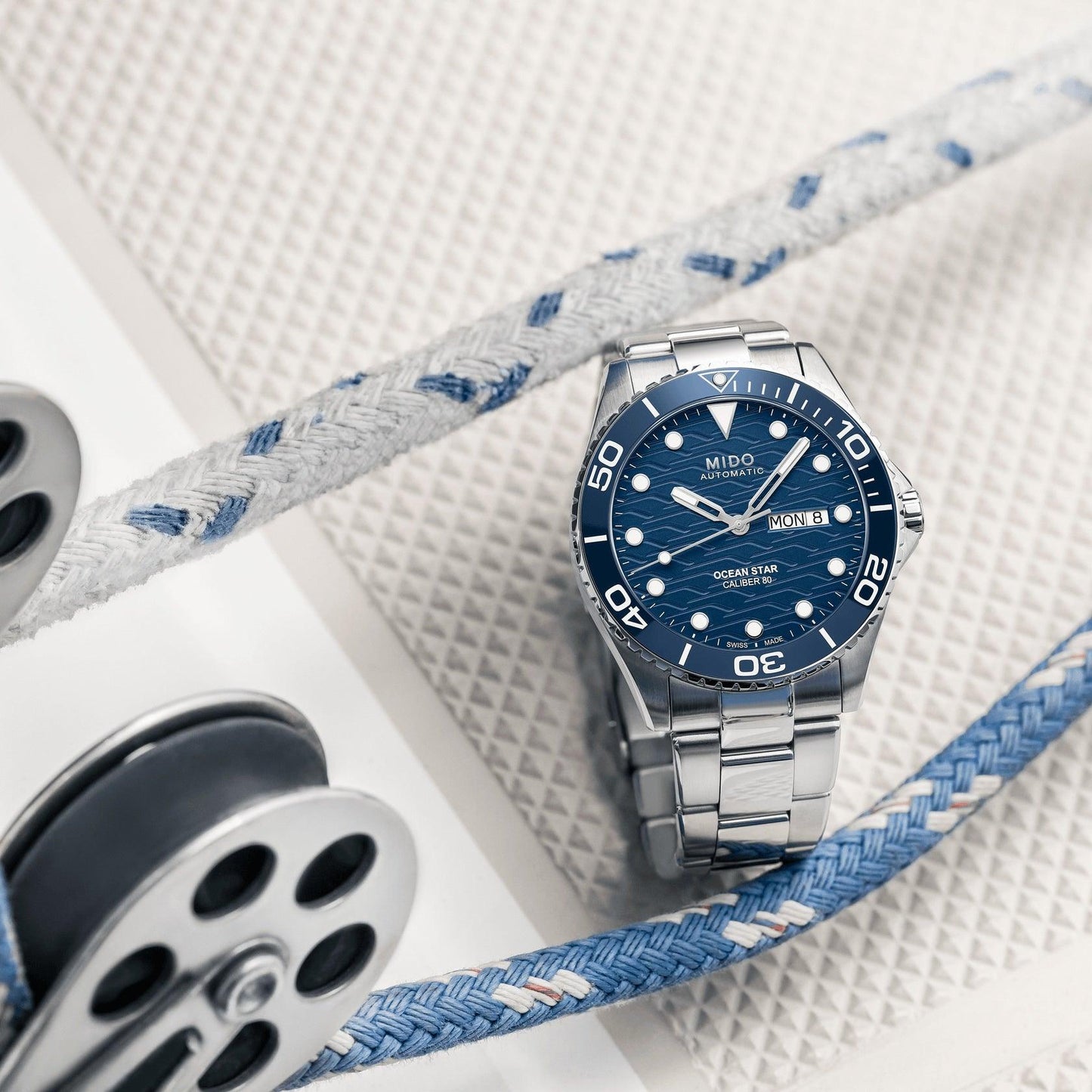 Mido Ocean Star 200C 42毫米 蓝色 自动 钢 M042.430.11.041.00