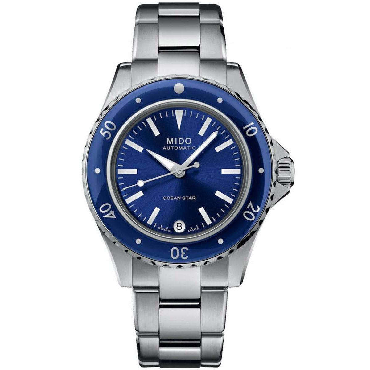 Mido Ocean Star 36.5mm 蓝色 自动机械 钢表 M026.207.11.041.00