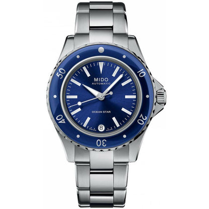 Mido Ocean Star 36.5mm 蓝色 自动机械 钢表 M026.207.11.041.00
