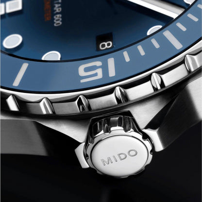 Mido Ocean Star 600 COSC 计时码表 43.5毫米 蓝色 自动 钢制 M026.608.11.041.01 机械表