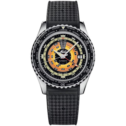 Mido Ocean Star Decompression Worldtimer 特别版 40毫米黑色自动机械钢表 M026.829.17.051.00