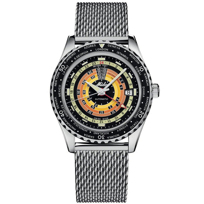 Mido Ocean Star Decompression Worldtimer 特别版 40毫米黑色自动机械钢表 M026.829.17.051.00