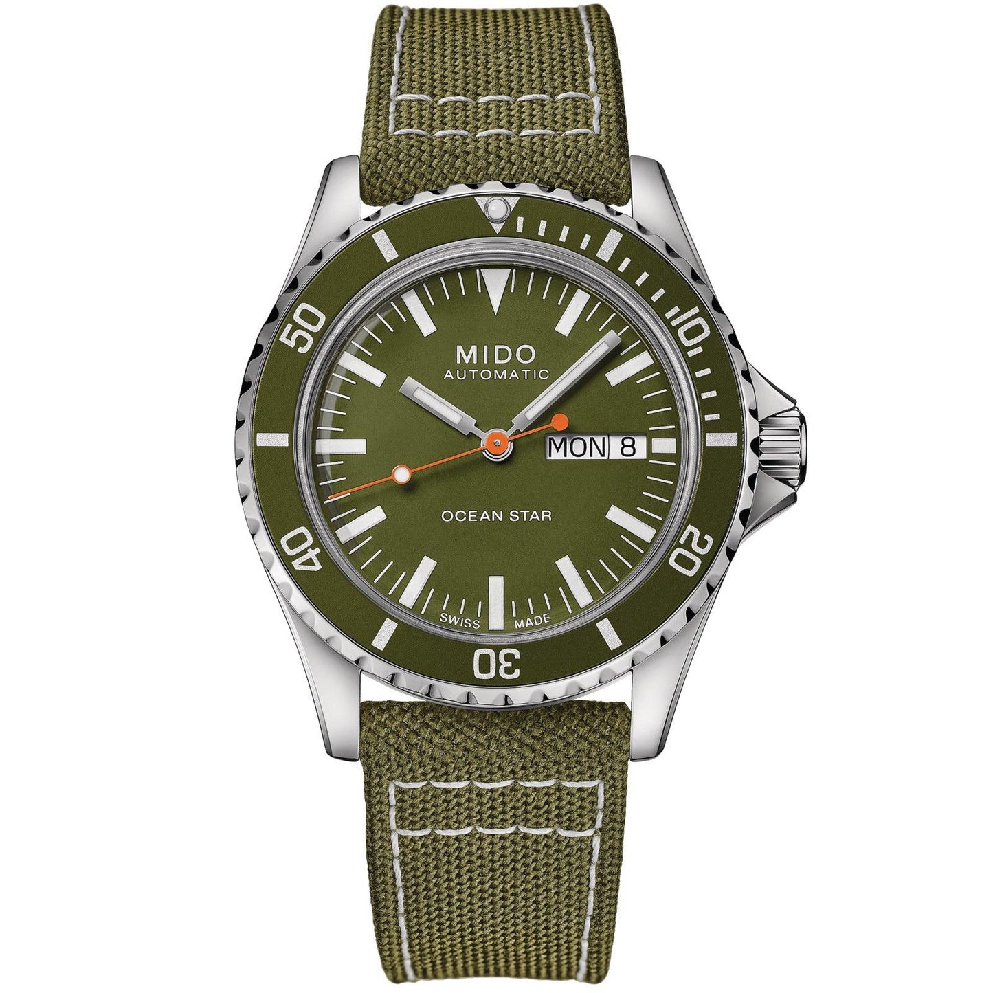 Mido Ocean Star Tribute 手表 40.5毫米 绿色 自动 不锈钢 M026.830.18.091.00