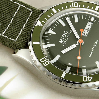 Mido Ocean Star Tribute 手表 40.5毫米 绿色 自动 不锈钢 M026.830.18.091.00