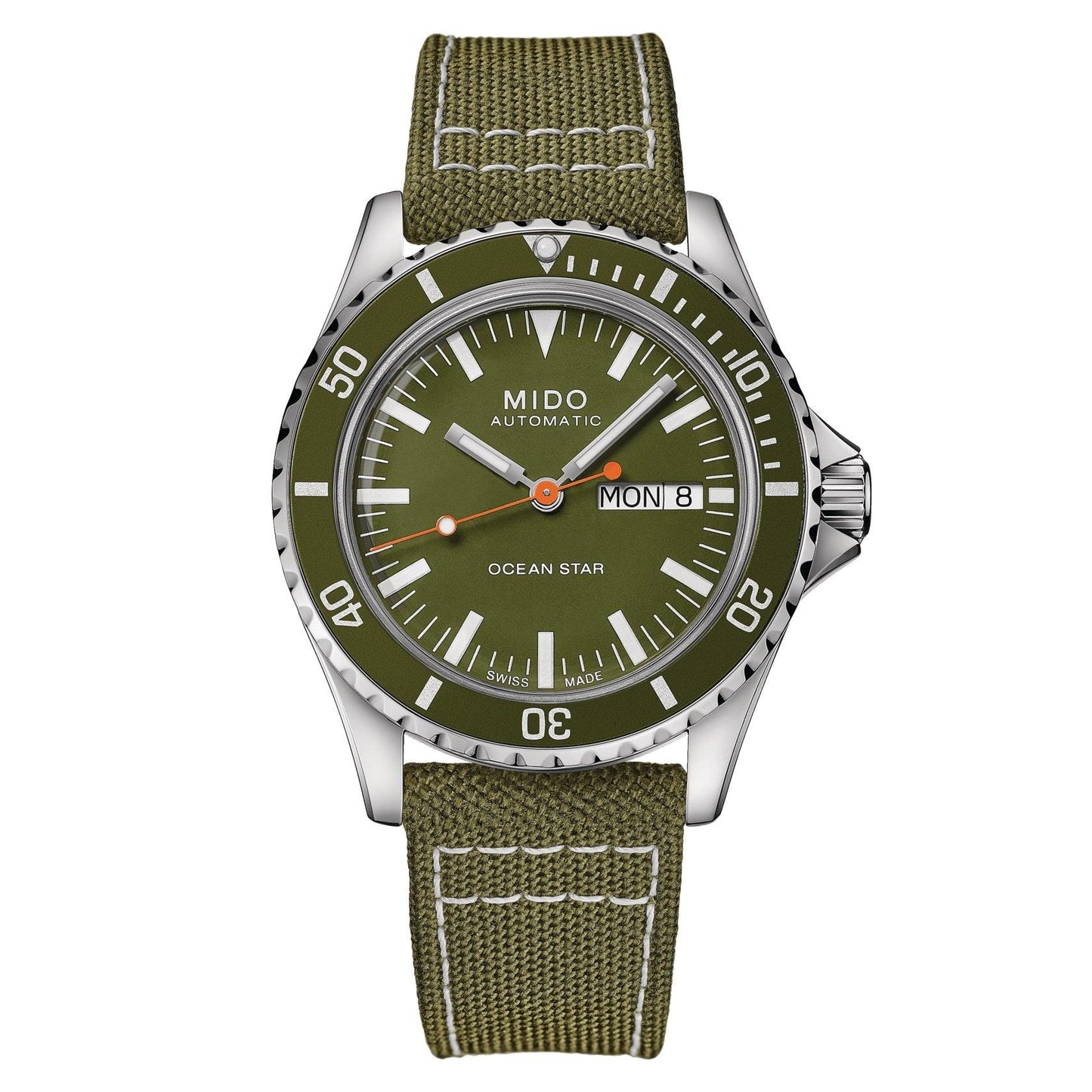 Mido Ocean Star Tribute 手表 40.5毫米 绿色 自动 不锈钢 M026.830.18.091.00