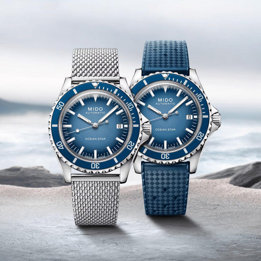 Mido 手表 Ocean Star Tribute 特别版 40毫米 蓝色 自动 钢 M026.807.11.041.01