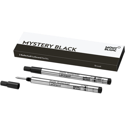 万宝龙 2 LeGrand Broad Mystery Black 走珠笔芯 黑色 128226