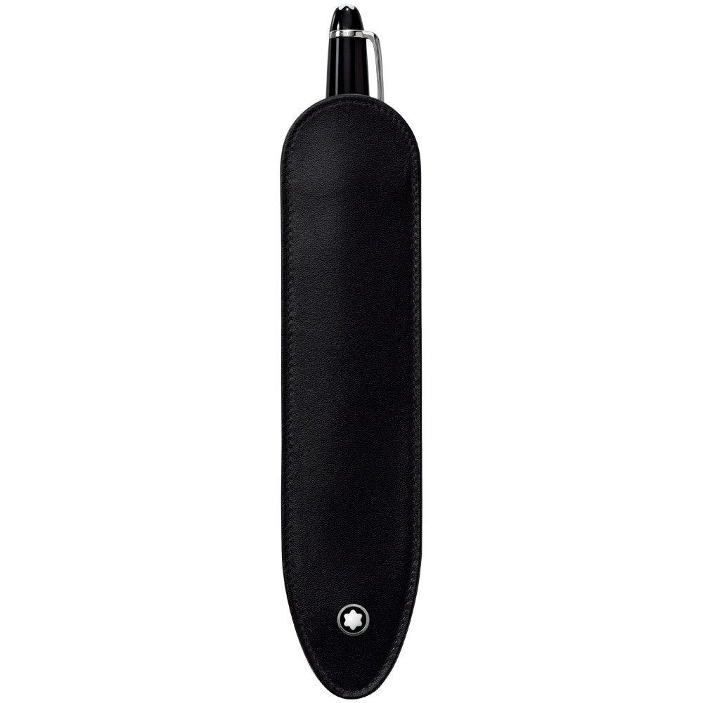 Montblanc astuccio per 1 strumento da scrittura Meisterstück nero 101871