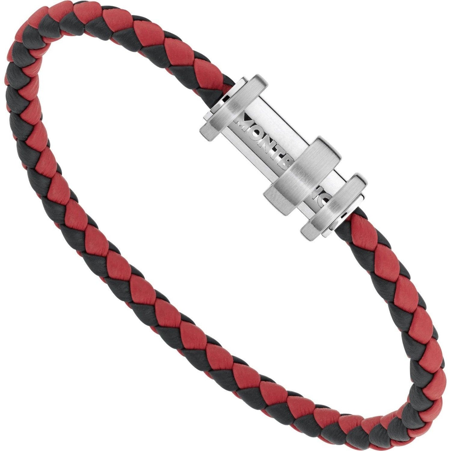 Montblanc TimeWalker 钢制皮革手链 11855763