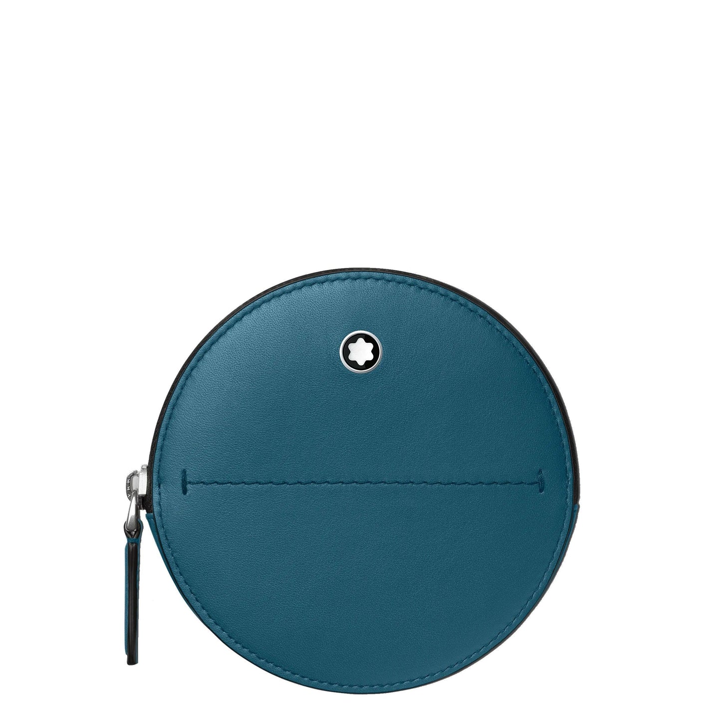 Montblanc Meisterstück Selection Soft 圆形软壳笔盒，蓝绿色 131261
