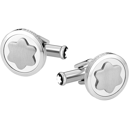 Montblanc gemelli Star acciaio 116660