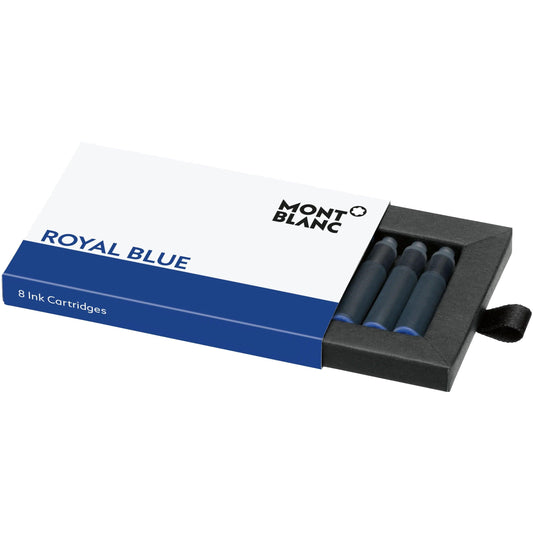 Montblanc inchiostro in cartucce Royal Blue blu royal confezione 8 pezzi 128198