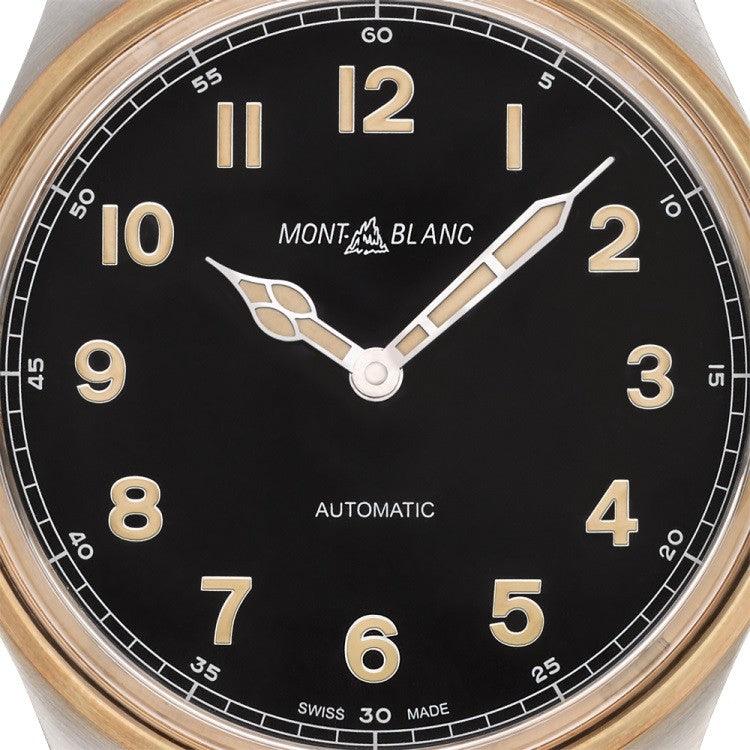 万宝龙 1858 Automatic 44毫米黑色自动机械钢青铜表 116241