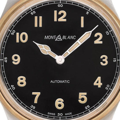 万宝龙 1858 Automatic 44毫米黑色自动机械钢青铜表 116241