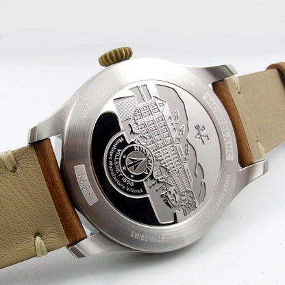 万宝龙 1858 Automatic 44毫米黑色自动机械钢青铜表 116241