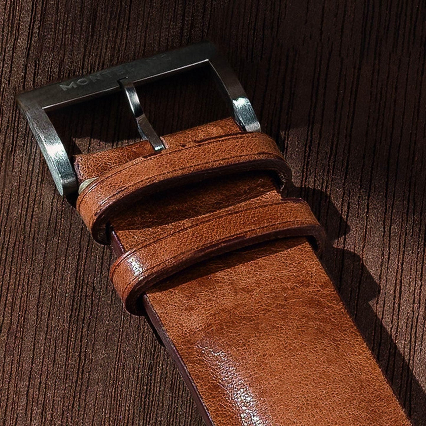 万宝龙 1858 Automatic 44毫米黑色自动机械钢青铜表 116241