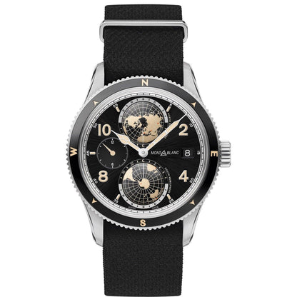 Montblanc 手表 1858 Geosphere 自动 UTC 42毫米 黑色 自动 钢制 117837