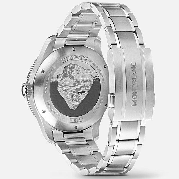 万宝龙 1858 Iced Sea 自动日期 41mm 灰色 自动 钢 130793