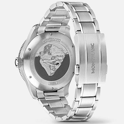 万宝龙 1858 Iced Sea 自动日期 41mm 灰色 自动 钢 130793