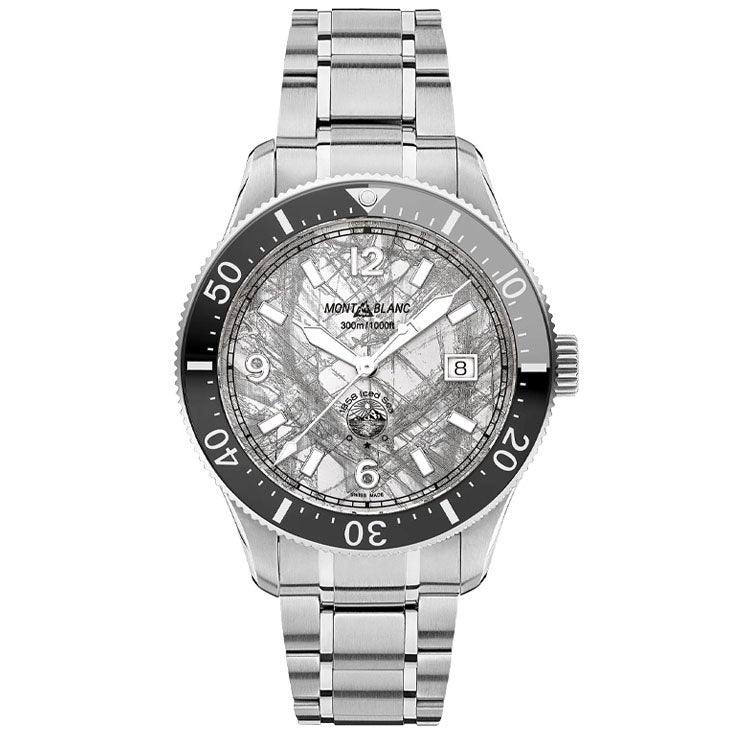 万宝龙 1858 Iced Sea 自动日期 41mm 灰色 自动 钢 130793