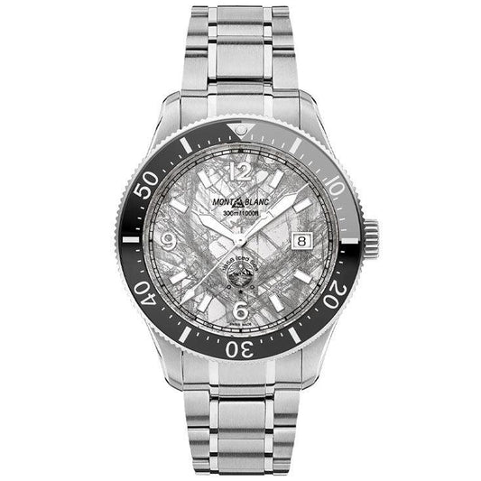 万宝龙 1858 Iced Sea 自动日期 41mm 灰色 自动 钢 130793