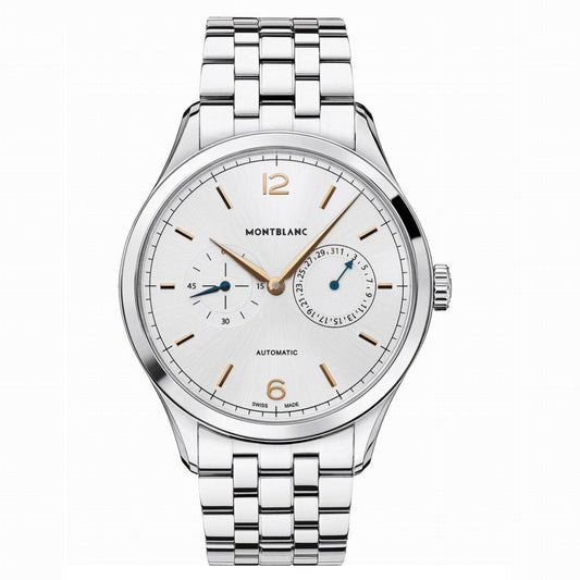 万宝龙 Heritage Chronometrie 40毫米银色自动钢表 114873