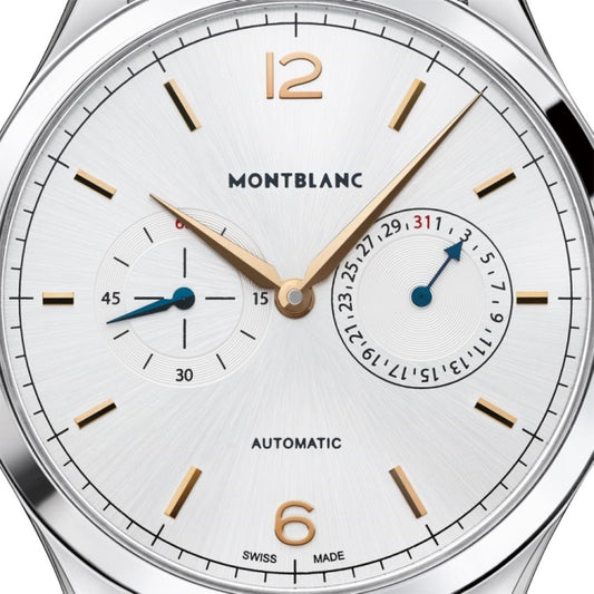 万宝龙 Heritage Chronometrie 40毫米银色自动钢表 114873