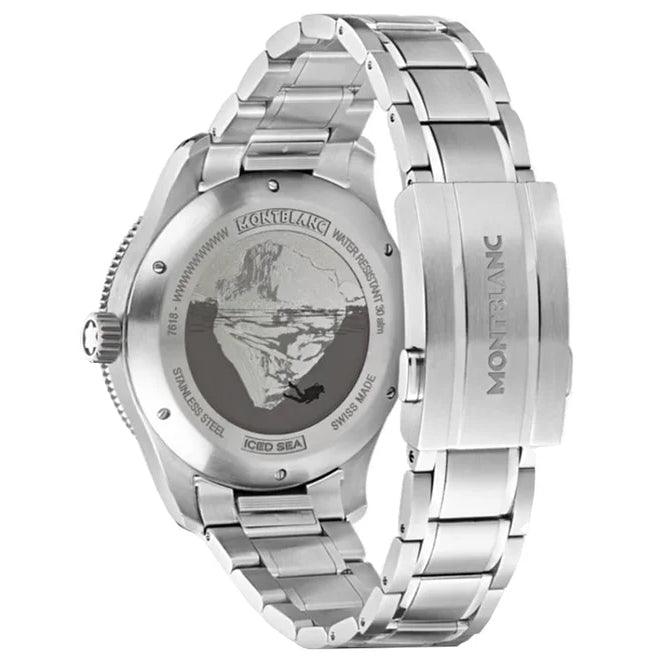 Montblanc 手表 Iced Sea Date 41毫米 酒红色 自动机械 不锈钢 132291