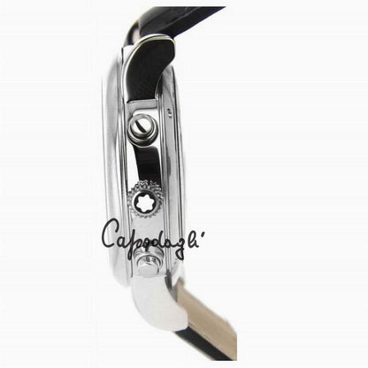 Montblanc Star Roman 计时UTC Carpe Diem特别版42mm银色自动钢制手表 113880
