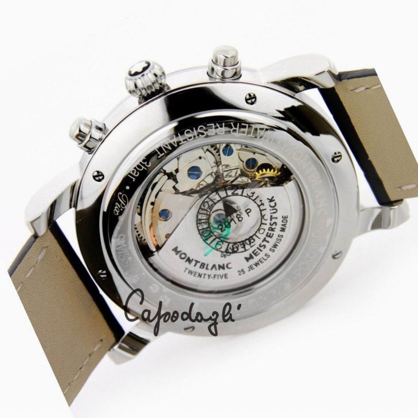 Montblanc Star Roman 计时UTC Carpe Diem特别版42mm银色自动钢制手表 113880
