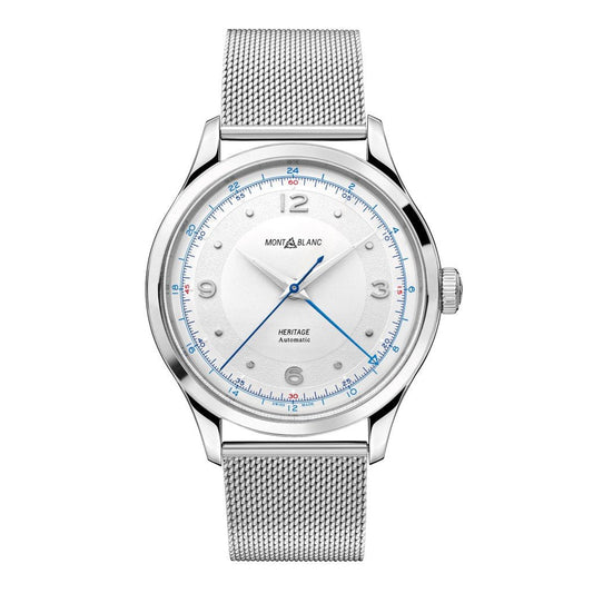 Montblanc 男士 Heritage GMT 40mm 自动钢表 119949