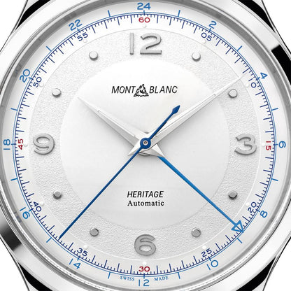 Montblanc 男士 Heritage GMT 40mm 自动钢表 119949