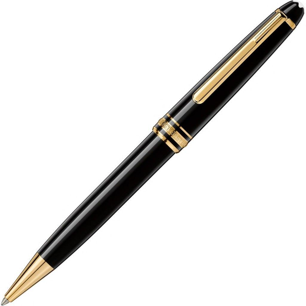 Montblanc Meisterstück镀金经典圆珠笔 10883 新款编号132453