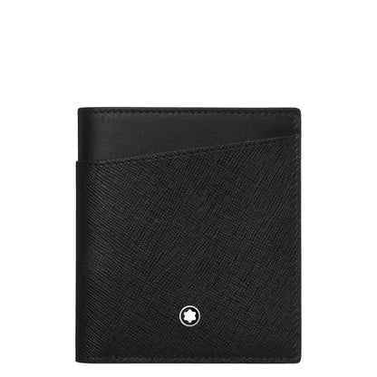 Montblanc 带钞票夹层的名片夹 Montblanc Sartorial 黑色 128583