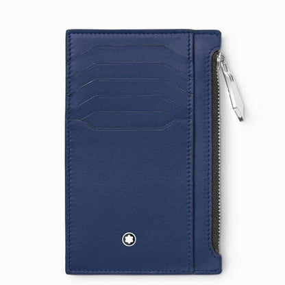 Montblanc Meisterstück 蓝色 8格带拉链卡包 131698