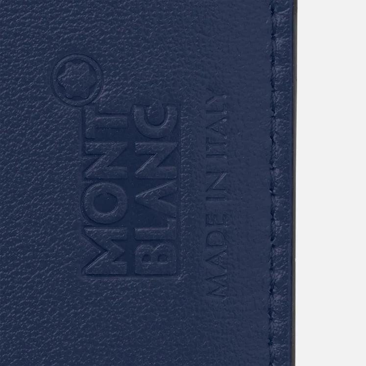 Montblanc Meisterstück 蓝色 8格带拉链卡包 131698