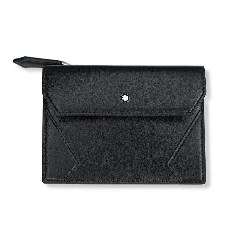 Montblanc Meisterstück 黑色拉链卡包 129907