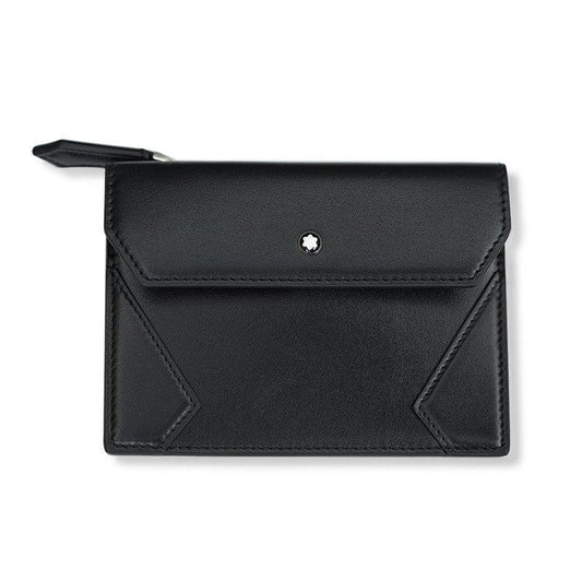 Montblanc Meisterstück 黑色拉链卡包 129907